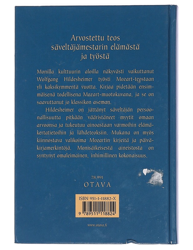 Mozart - Hildesheimer, Wolfgang, - Elämäkerrat ja muistelmat - 10105442093 - 1