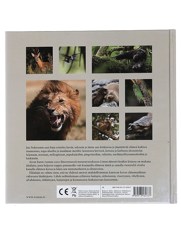 Maailman eläimet äänessä - Pedersen, Jan - Tietokirjat ja oppaat - 10105442106 - 1