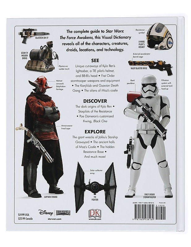 Star Wars The Force Awakens. The Visual Dictionary - - Tietokirjat ja oppaat - 10105442121 - 1