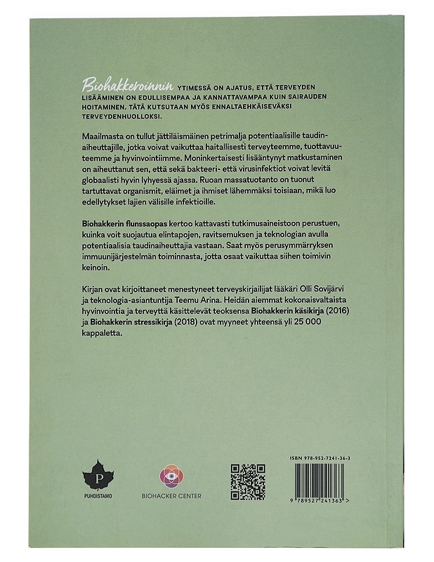 Biohakkerin flunssaopas - Sovijärvi, Olli - Tietokirjat ja oppaat - 10105442126 - 1
