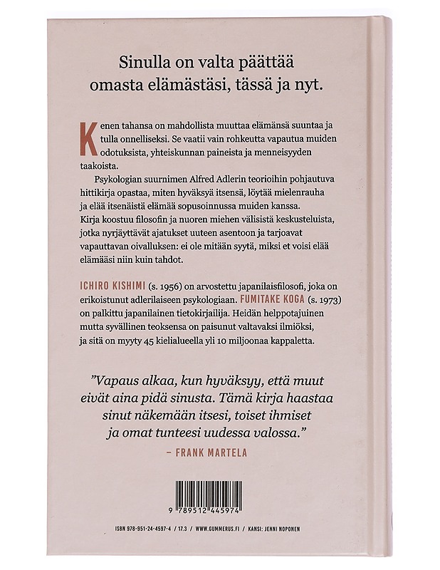 Kaikkien ei tarvitse pitää sinusta - Kishimi, Ichiro - Tietokirjat ja oppaat - 10105442134 - 1