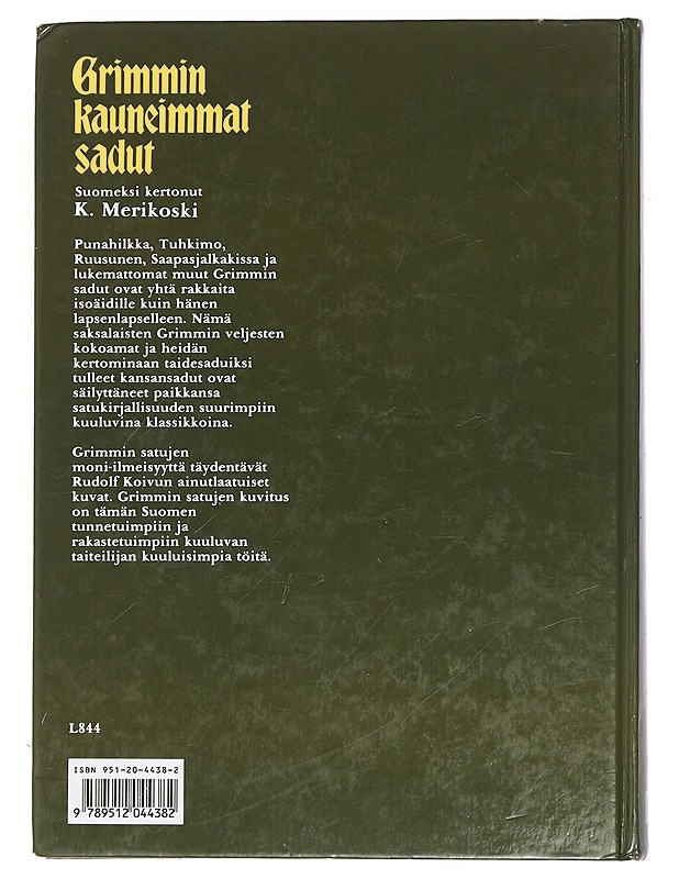 Grimmin kauneimmat sadut - Grimm, Jacob - Lastenkirjat - 10105442162 - 1