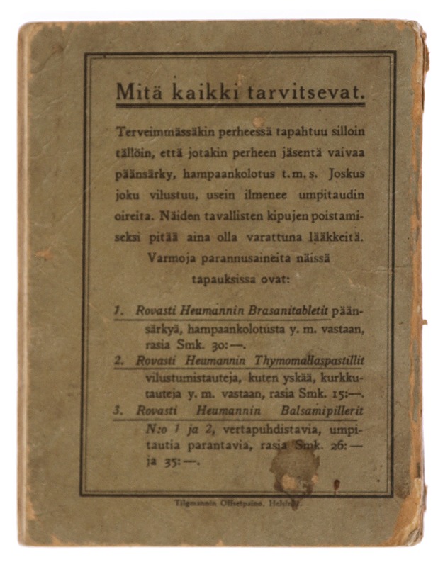 Rovasti Heumannin Lääkkeet - Tietokirjat ja oppaat - 10105442203 - 1