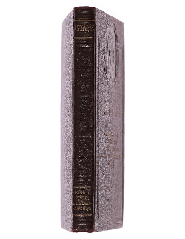 J. Stalin -  Toimintaselostus Puolueen XVII Edustajakokoukselle NKP(b):n Keskuskomitean Työstä - Historiakirjat - 10105442209 - 1