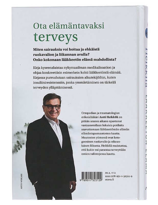 Lääkkeetön elämä - Antti Heikkilä - Tietokirjat ja oppaat - 10105442221 - 1