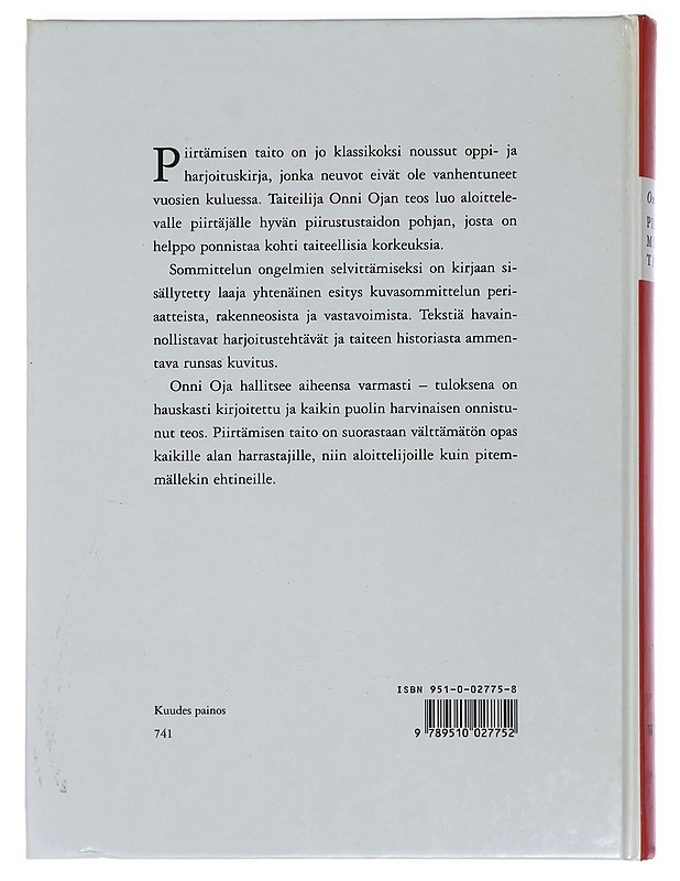 Piirtämisen taito - Onni Oja - Tietokirjat ja oppaat - 10105442261 - 1