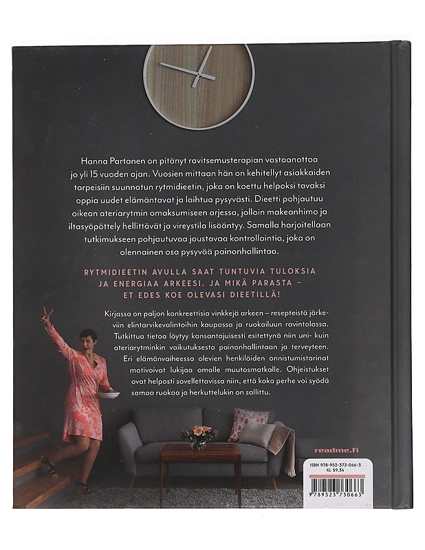 Rytmidieetti : pysyvää painonhallintaa joustavalla kontrollilla - Partanen, Hanna - Tietokirjat ja oppaat - 10105442284 - 1