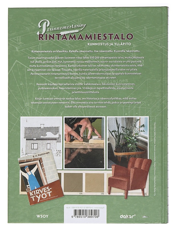 Perinnemestarin rintamamiestalo : kunnostus ja ylläpito - Rinne, Hannu - Tietokirjat ja oppaat - 10105442306 - 1