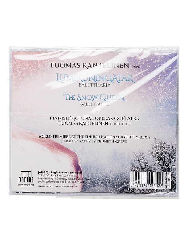 Tuomas Kantelinen, Suomen Kansallisoopperan Orkesteri - Lumikuningatar (Balettisarja) - CD - CD-levyt - 10105442329 - 1