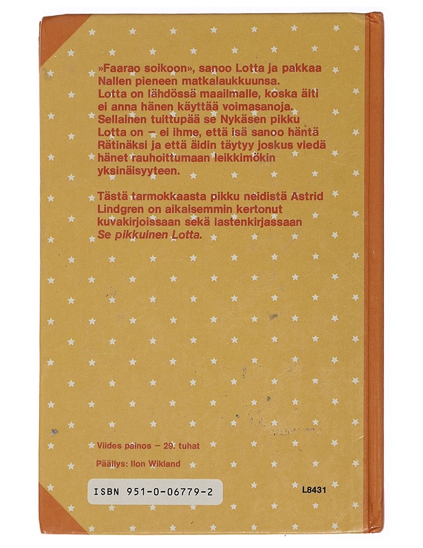 Lotta, Janne ja Minnamanna - Lindgren, Astrid - Lastenkirjat - 10105442346 - 1