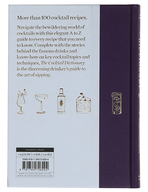 The coctail dictionary - Henry Jeffreys - Ruokakirjat - 10105442390 - 1