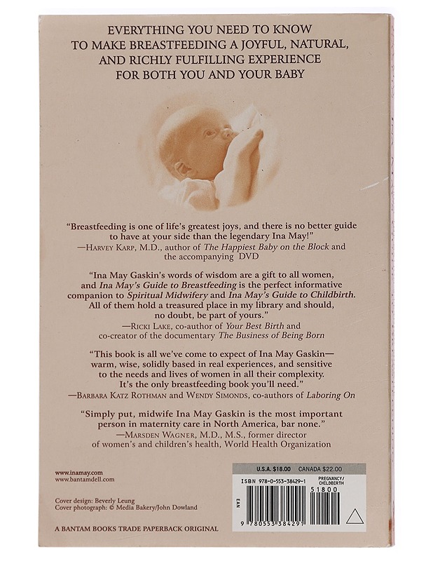Ina May's guide to breastfeeding - Ina May Gaskin - Tietokirjat ja oppaat - 10105442400 - 1