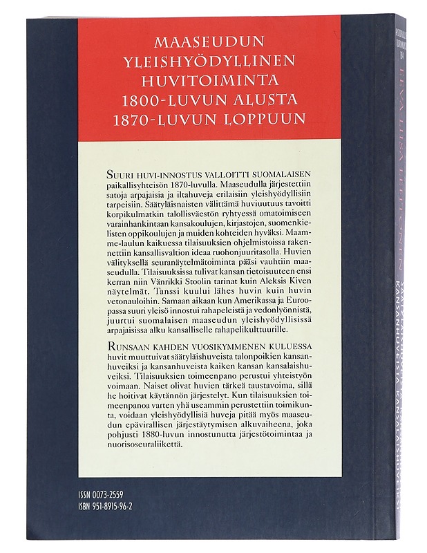 Säätyläishuveista kansanhuveiksi, kansanhuveista kansalaishuveiksi - Eeva-Liisa Lehtonen - Historiakirjat - 10105442425 - 1