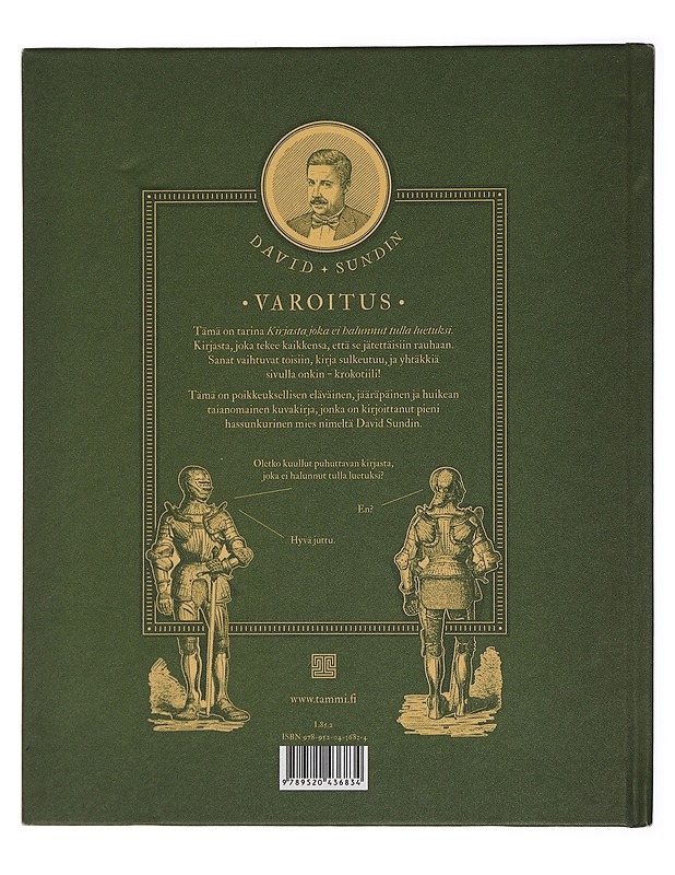 Kirja joka ei halunnut tulla luetuksi - Sundin, David - Lastenkirjat - 10105442421 - 1