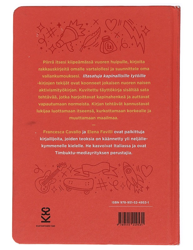 Minä, kapinallinen tyttö vallankumoustyökirja - Cavallo, Francesca - Nuorten kirjat - 10105442424 - 1