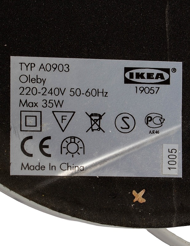 IKEA OLEBY pöytävalaisin - Valaisimet - 10105442477 - 2