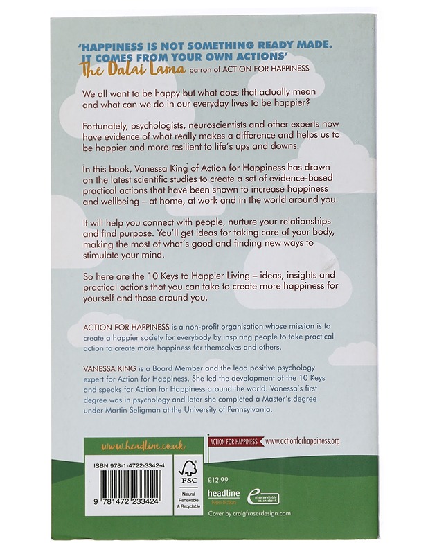 10 keys to happier living - Vanessa King - Hyvinvointikirjat - 10105442441 - 1