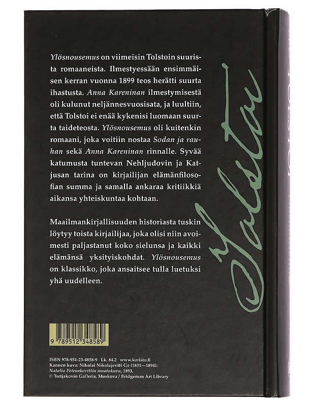Ylösnousemus - Tolstoi, Leo - Romaanit ja novellit - 10105442464 - 1