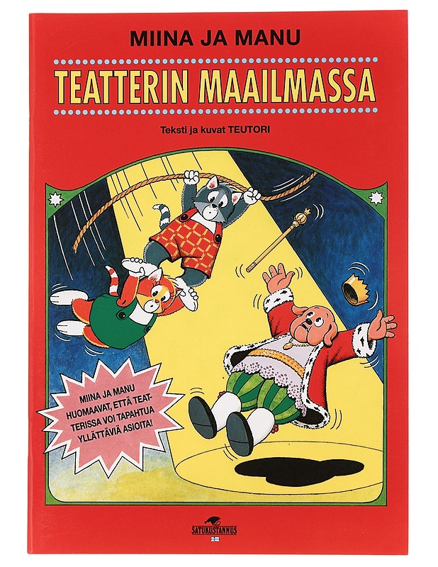 Miina ja Manu teatterin maailmassa - Teutori - Lastenkirjat - 10105442474 - 0
