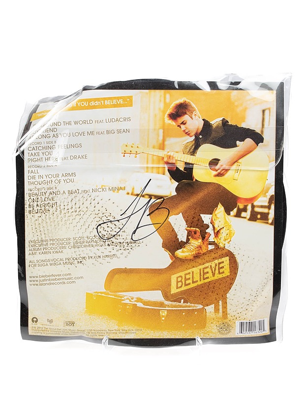 Justin Bieber - Believe - LP (signeerattu) - Musiikki ja elokuvat - 10105442501 - 1