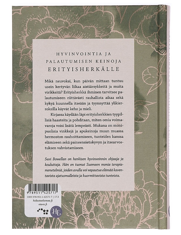 Helpotusta erityisherkän elämään - Suvi Bowellan - Tietokirjat ja oppaat - 10105442523 - 1
