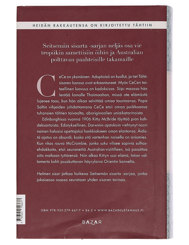 Helmen sisar : Cecen tarina - Riley, Lucinda - Romaanit ja novellit - 10105442547 - 1