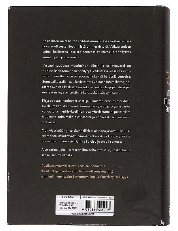 Muuta maailmaa somessa : hyväntekijän käsikirja - Lahti, Inna-Pirjetta - Tietokirjat ja oppaat - 10105442549 - 1
