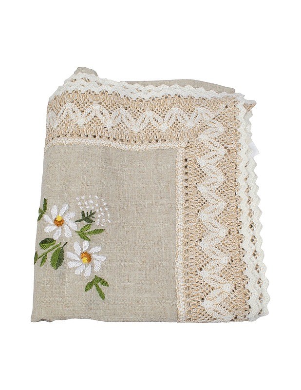 Kirjailtu pöytäliina, 150 x 200 cm - Pöytäliinat - 10105442611 - 0