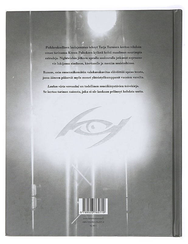 Laulun virta veressäni - Turunen, Tarja - Elämäkerrat ja muistelmat - 10105442634 - 1