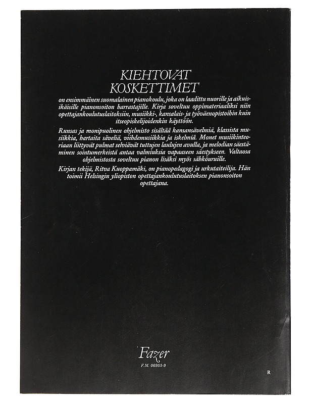 Kiehtovat koskettimet - Ritva Kuoppamäki - Harrastekirjat - 10105442667 - 1