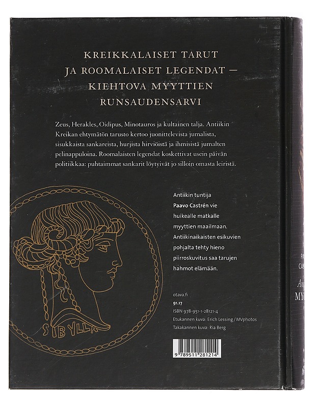 Antiikin myytit - Paavo Castrén - Tietokirjat ja oppaat - 10105442721 - 1