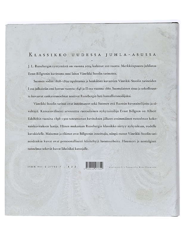 Vänrikki Stoolin tarinat - Runeberg, Johan Ludvig - Romaanit ja novellit - 10105442835 - 1