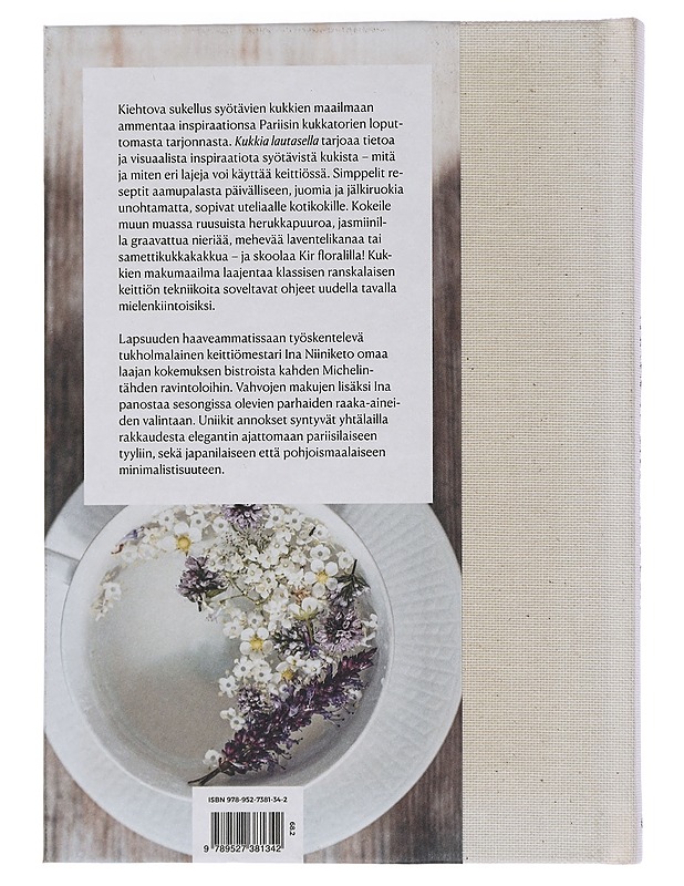 Kukkia lautasella - Niiniketo, Ina - Ruokakirjat - 10105442838 - 1