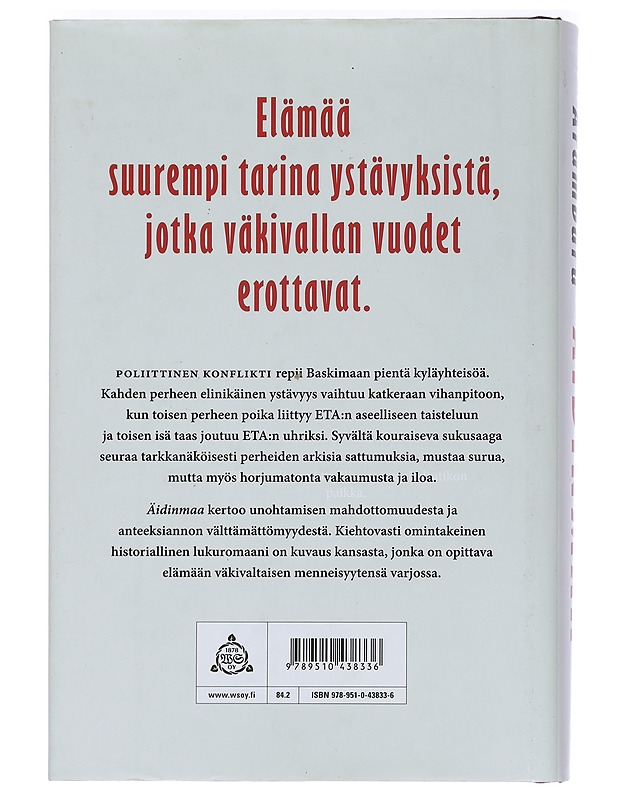 Äidinmaa - Aramburu, Fernando - Romaanit ja novellit - 10105442851 - 1