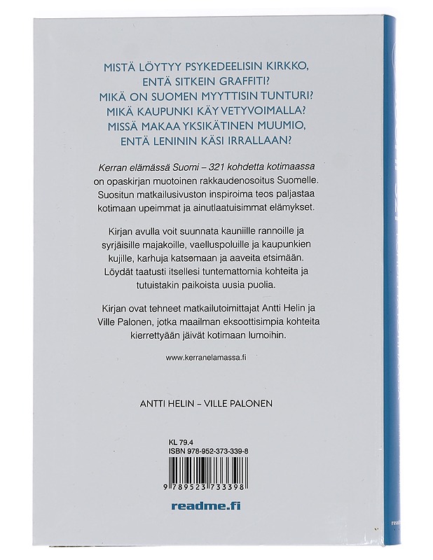 Kerran elämässä Suomi : 321 kohdetta kotimaassa - Helin, Antti - Kirja lahjaksi - 10105442898 - 1