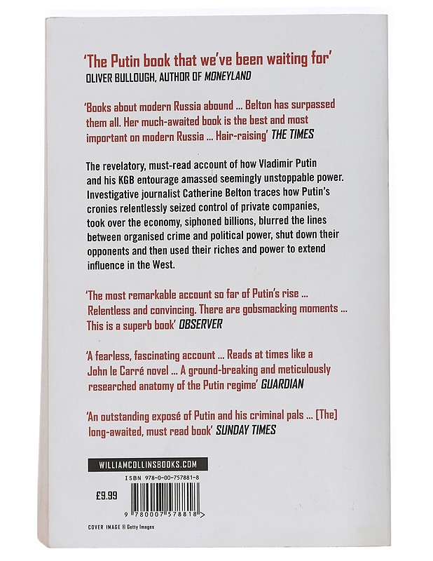 Putin's people : how the KGB took back Russia and then took on the west - Catherine Belton - Historiakirjat - 10105442938 - 1