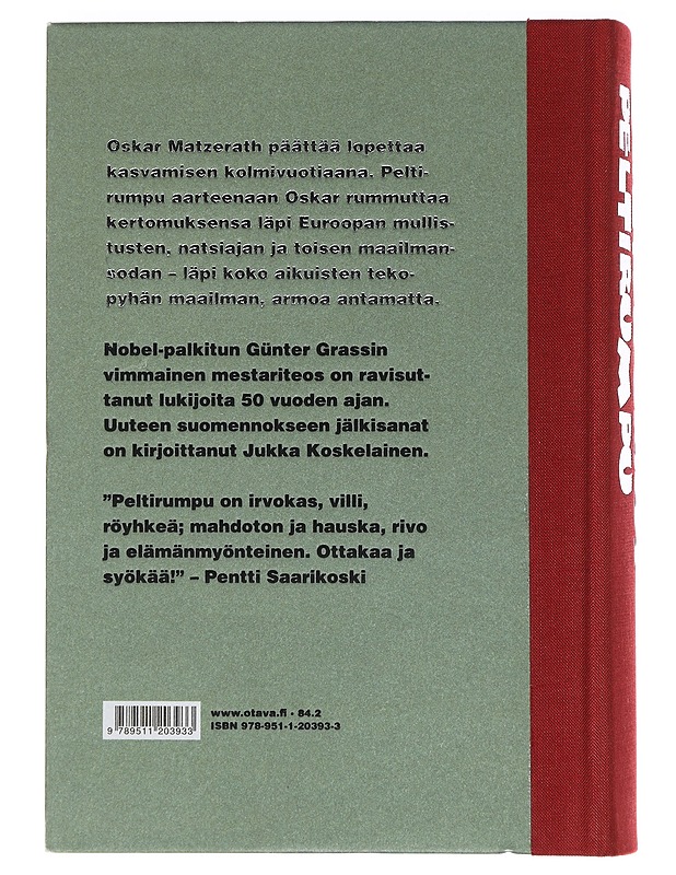 Peltirumpu - Grass, Günter - Kaunokirjallisuus - 10105442943 - 1