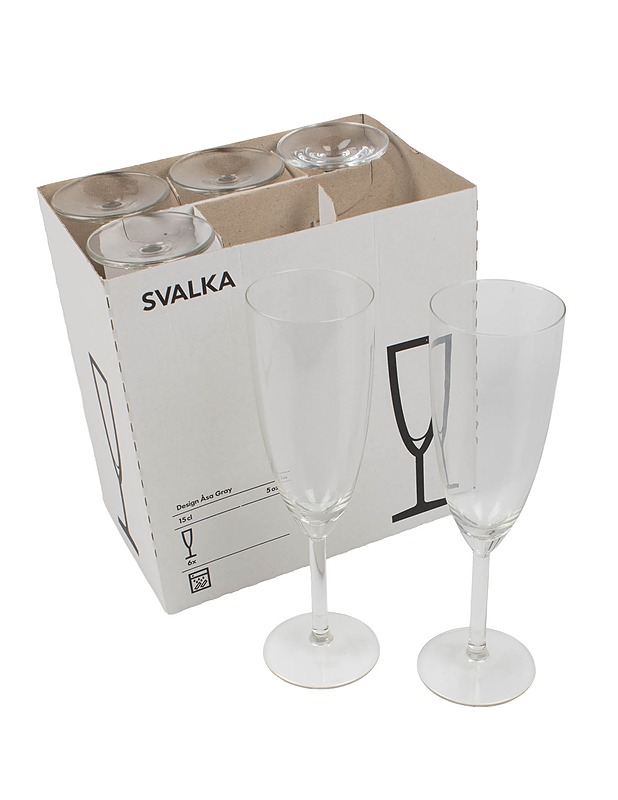IKEA SVALKA samppanjalasit, 6 kpl - Lasit - 10105442959 - 0