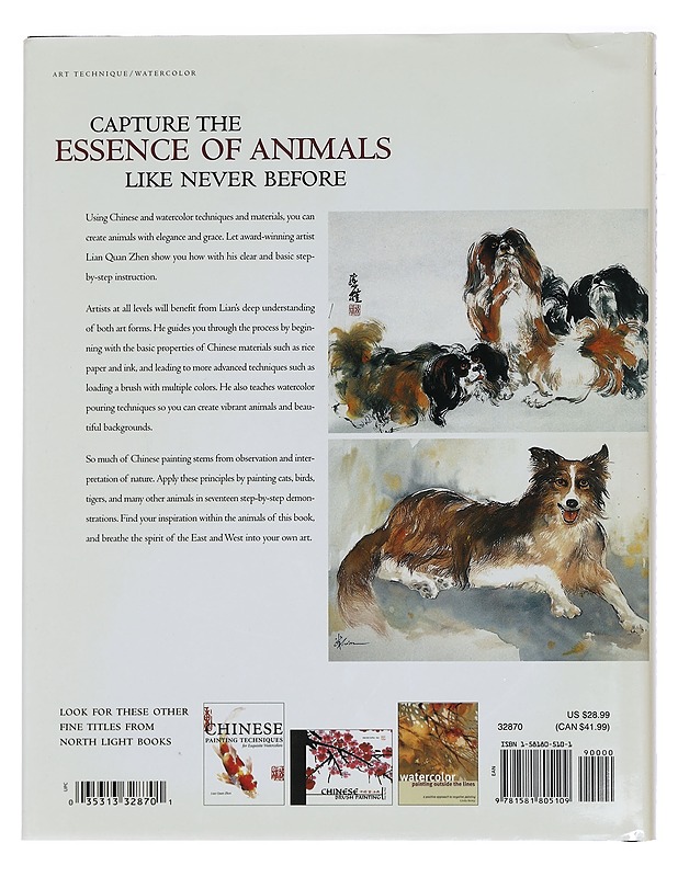 Chinese Watercolor Techniques : Painting Animals - Zhen, Lian Quan - Tietokirjat ja oppaat - 10105442986 - 1