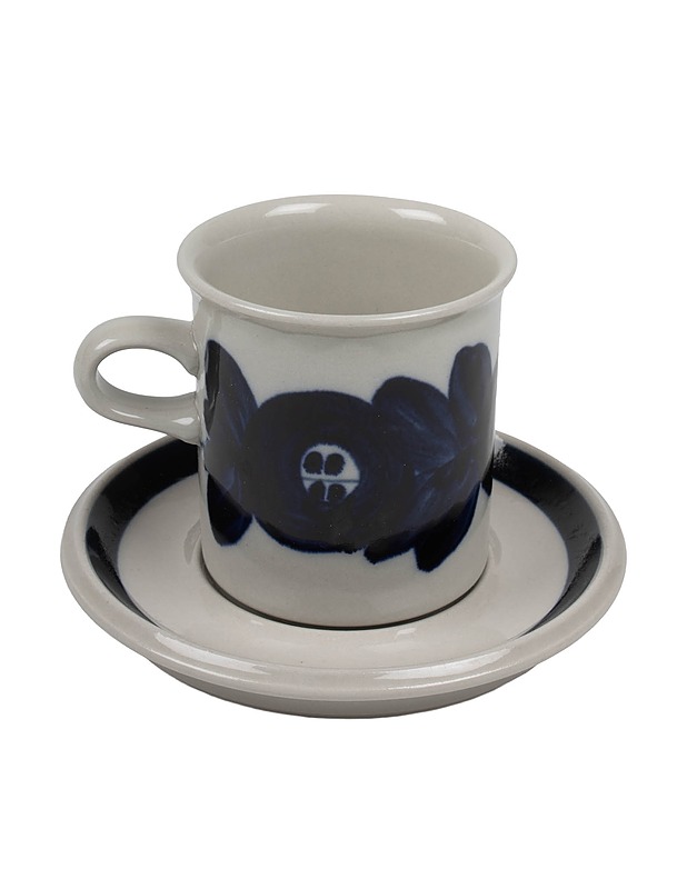 ARABIA Anemone kahvikuppi ja aluslautanen - Designsuosikit - 10105442994 - 0