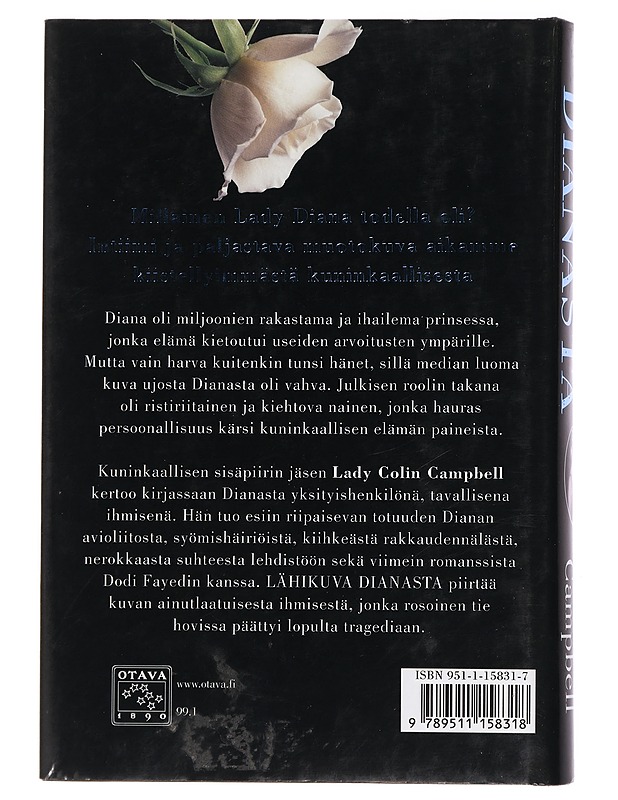 Lähikuva Dianasta - Campbell, Colin, lady - Elämäkerrat ja muistelmat - 10105442997 - 1