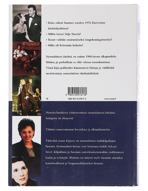 Iskelmän tähtitaivas : 500 suomalaista viihdetaiteilijaa - Latva, Tony - Elämäkerrat ja muistelmat - 10105443008 - 1