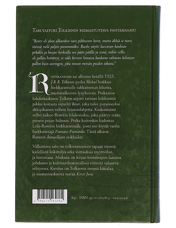 Roverandom - Tolkien, J. R. R. - Lastenkirjat - 10105443016 - 1