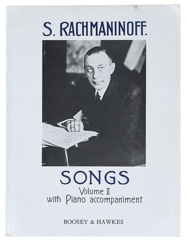 Songs vol. 2 with Piano accompaniment - S. Rachmaninoff - Musiikki- ja elokuvakirjat - 10105443054 - 0