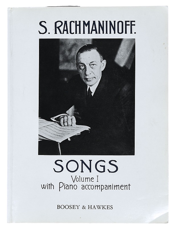 Songs vol. 1 with Piano accompaniment - S. Rachmaninoff - Musiikki- ja elokuvakirjat - 10105443062 - 0