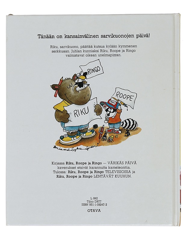 Riku, Roope ja Ringo : kolme kokkia - Kunnas, Mauri - Lastenkirjat - 10105443059 - 1