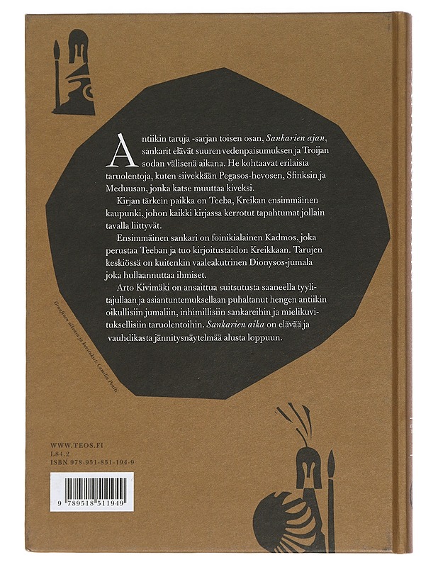 Antiikin taruja 2 : Sankarien aika - Kivimäki, Arto - Lastenkirjat - 10105443068 - 1