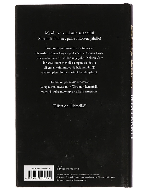 Seitsemän piipun arvoitukset - Doyle, Adrian Conan - Jännitys ja dekkarit - 10105443085 - 1