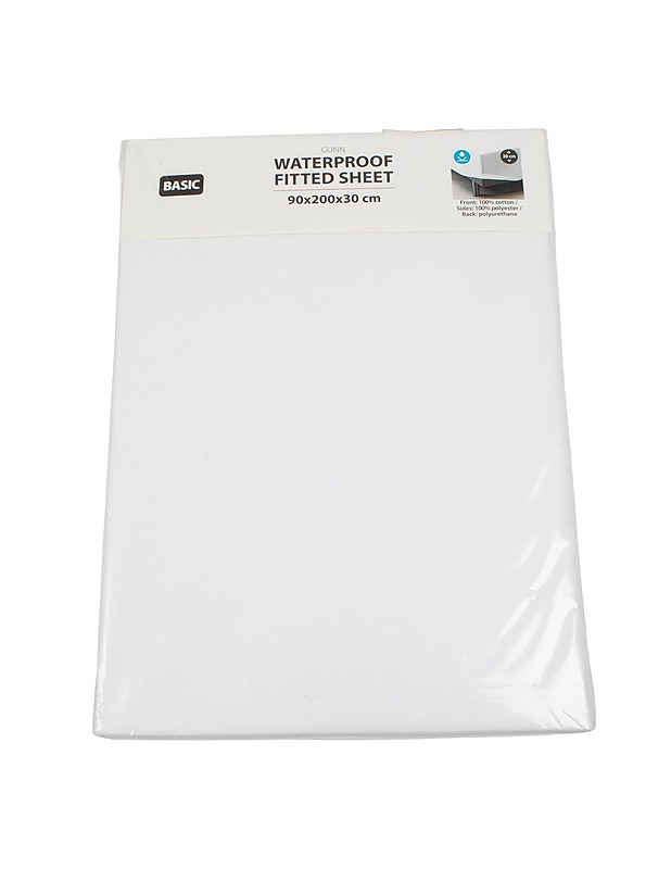 JYSK Basic Gunn muotoonommeltu lakana, 90x200x30 cm - Liinavaatteet - 10105443084 - 0