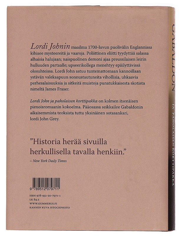 Lordi John ja paholaisen korttipakka - Gabaldon, Diana - Historiakirjat - 10105443088 - 1
